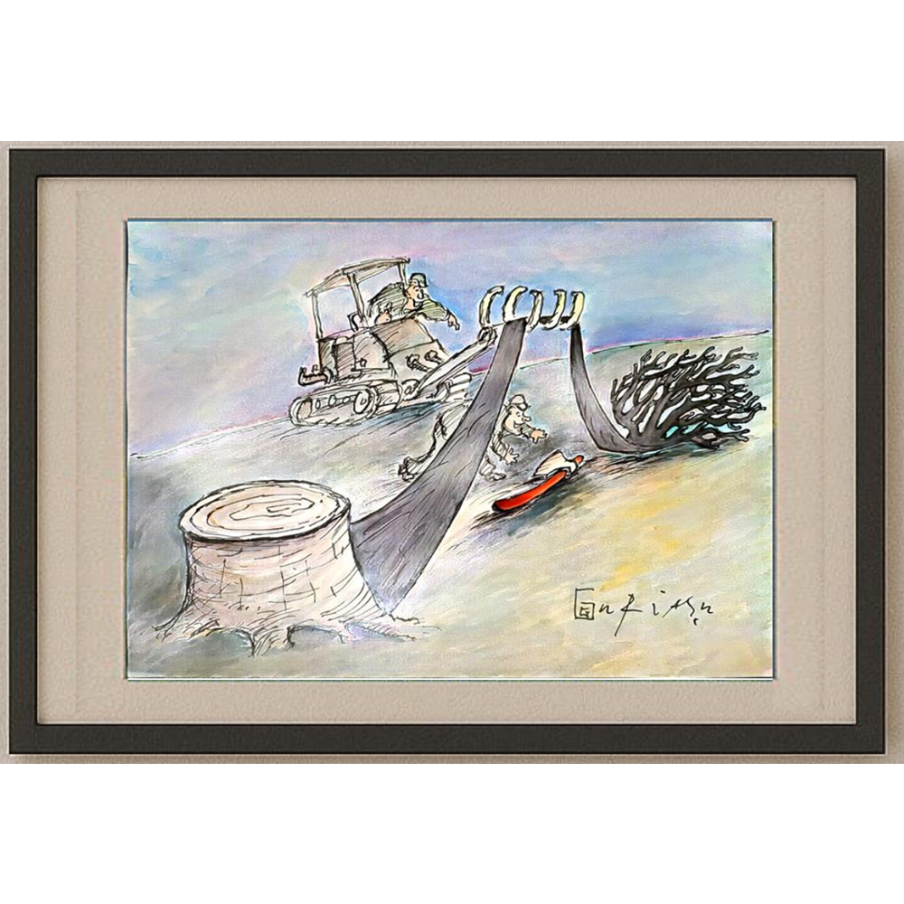 Mehrdad Samadi Zakaria 29x21cm Original Cartoon BOD00001