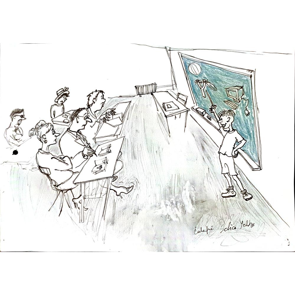 Mehrdad Samadi Zakaria 29x21cm Original Cartoon BOD00001