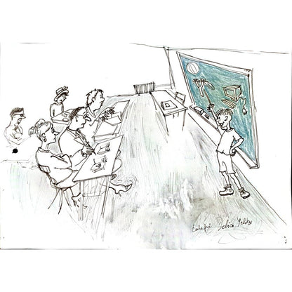 Mehrdad Samadi Zakaria 29x21cm Original Cartoon BOD00001