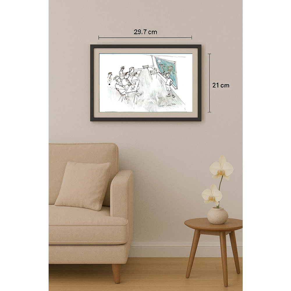 Mehrdad Samadi Zakaria 29x21cm Original Cartoon BOD00001