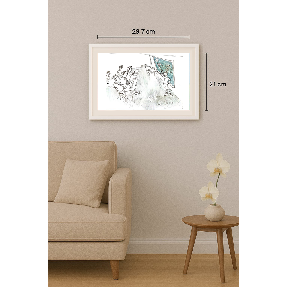 Mehrdad Samadi Zakaria 29x21cm Original Cartoon BOD00001