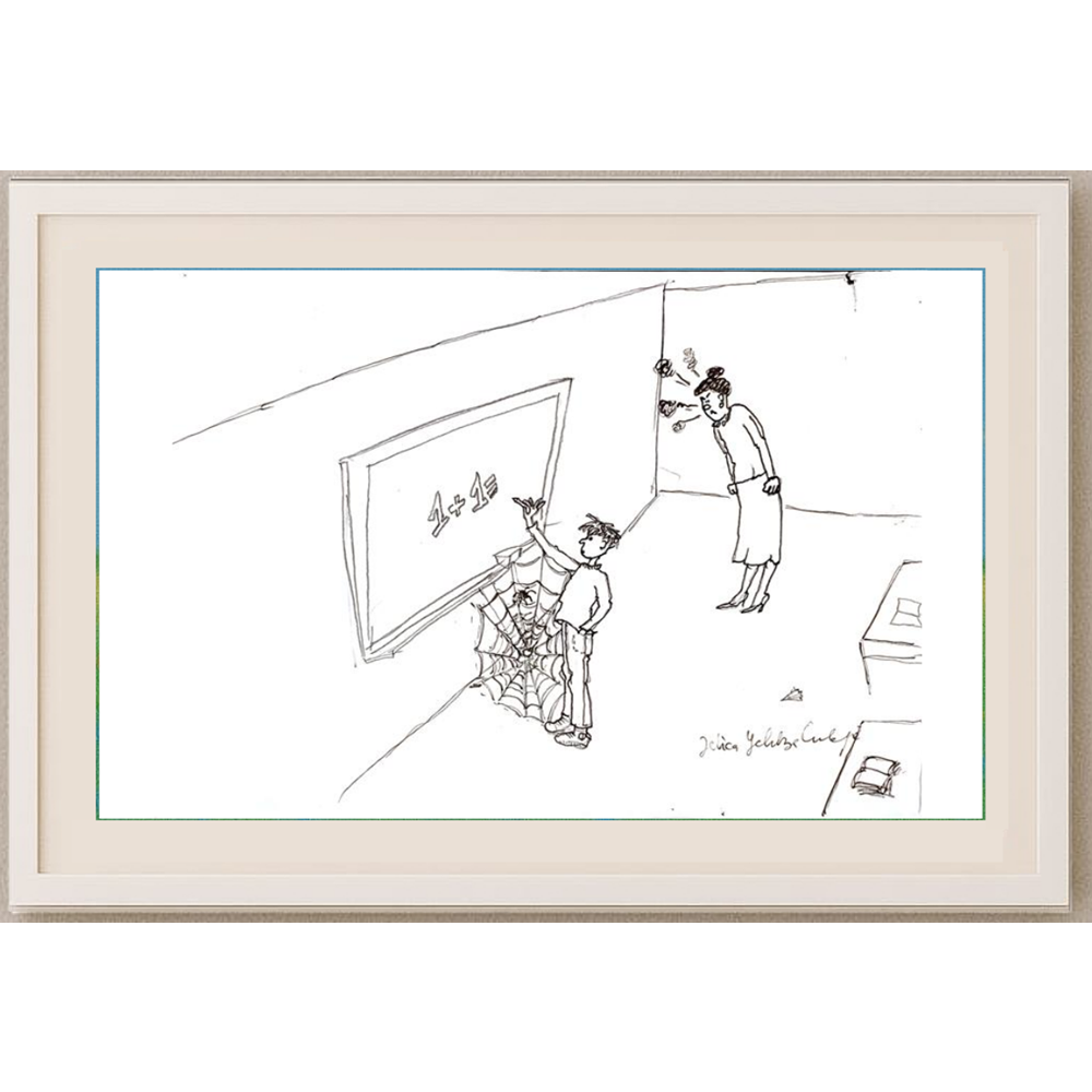 Mehrdad Samadi Zakaria 29x21cm Original Cartoon BOD00001