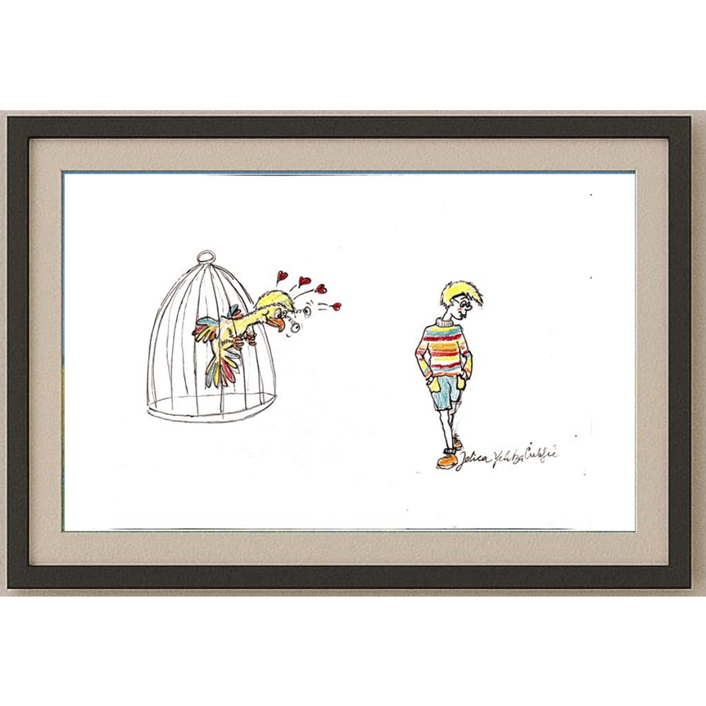 Mehrdad Samadi Zakaria 29x21cm Original Cartoon BOD00001