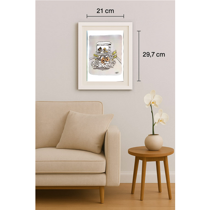 Mehrdad Samadi Zakaria 29x21cm Original Cartoon BOD00001