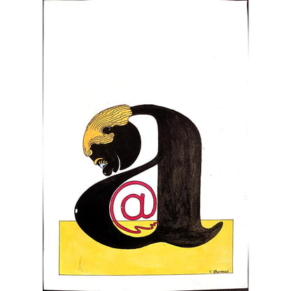 Mehrdad Samadi Zakaria 29x21cm Original Cartoon BOD00001