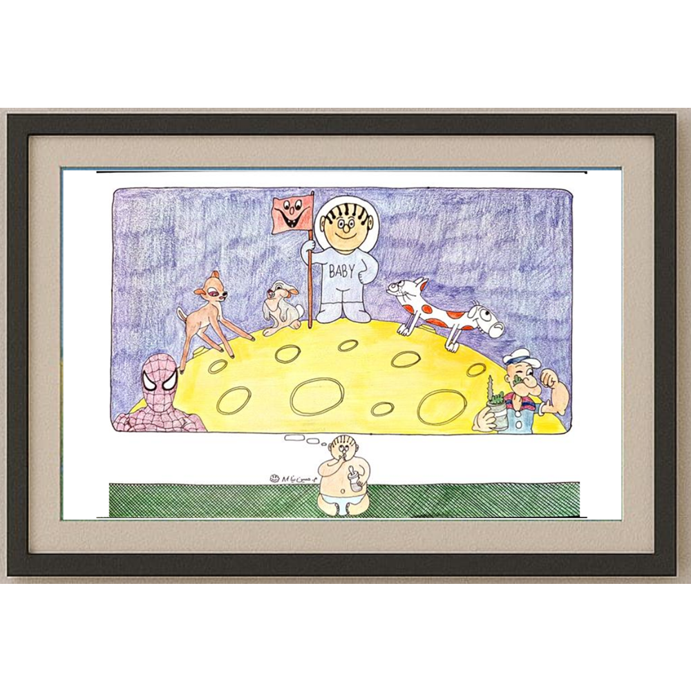 Mehrdad Samadi Zakaria 29x21cm Original Cartoon BOD00001