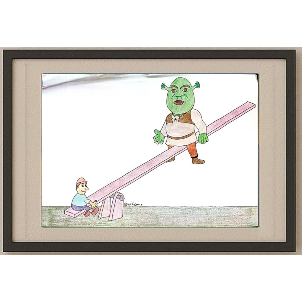 Mehrdad Samadi Zakaria 29x21cm Original Cartoon BOD00001