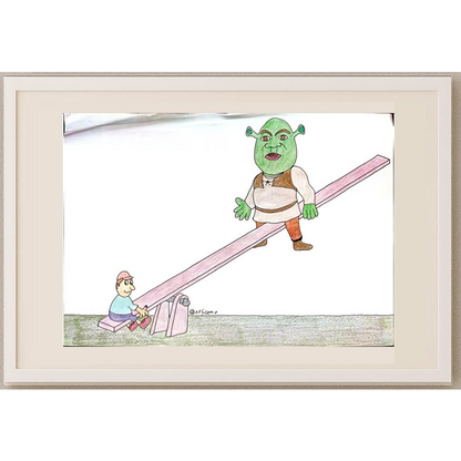 Mehrdad Samadi Zakaria 29x21cm Original Cartoon BOD00001