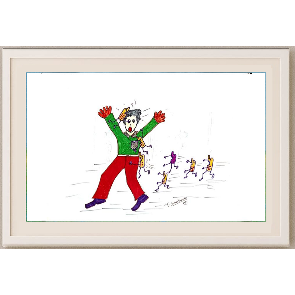 Mehrdad Samadi Zakaria 29x21cm Original Cartoon BOD00001