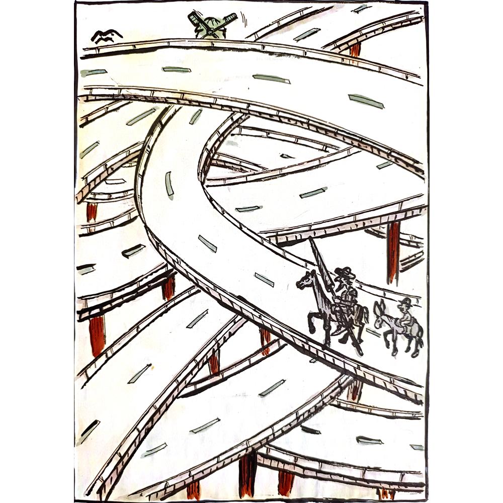 Mehrdad Samadi Zakaria 29x21cm Original Cartoon BOD00001