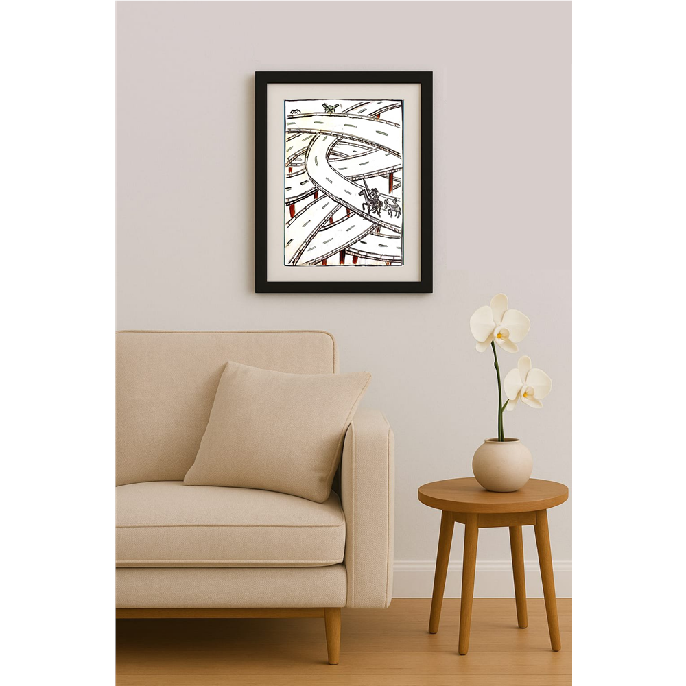 Mehrdad Samadi Zakaria 29x21cm Original Cartoon BOD00001