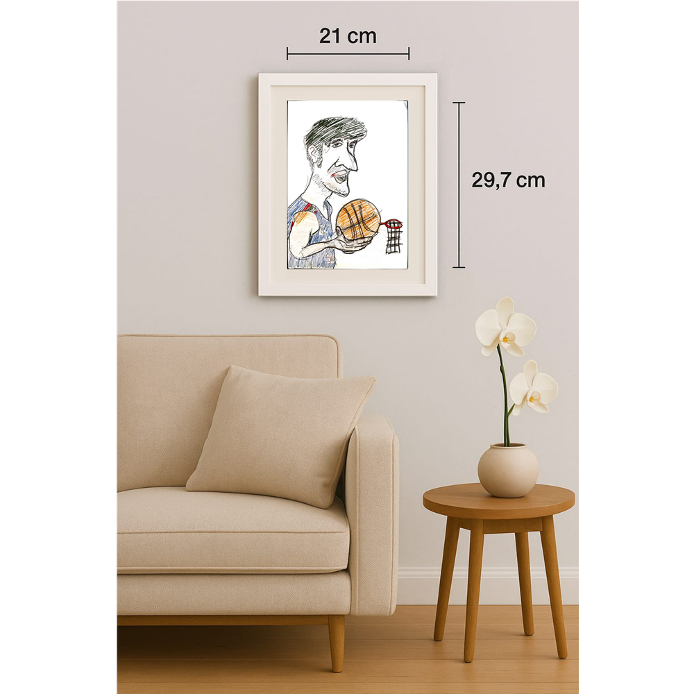 Popovic Pable 29x21cm Original Cartoon BOD00081