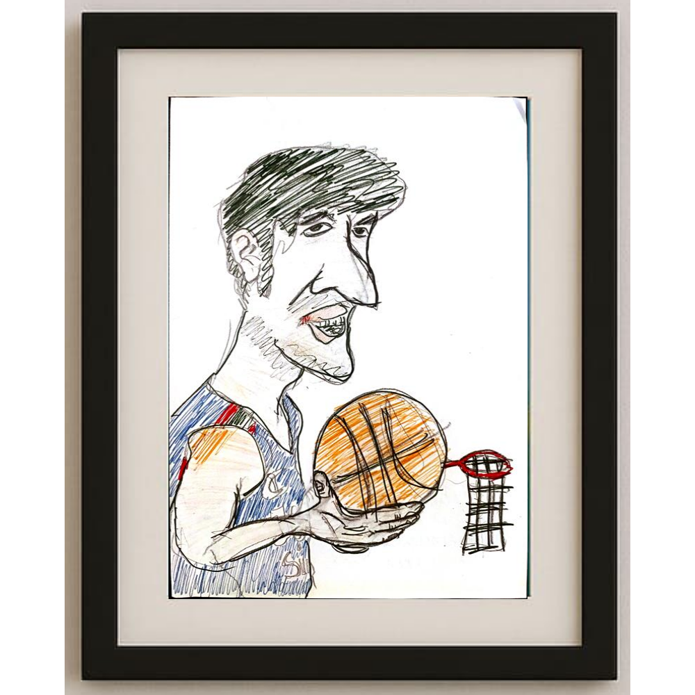 Popovic Pable 29x21cm Original Cartoon BOD00081