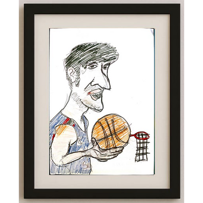 Popovic Pable 29x21cm Original Cartoon BOD00081