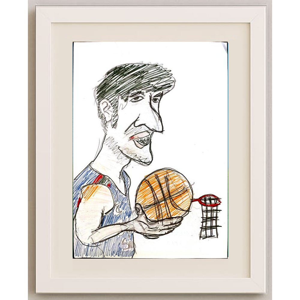 Popovic Pable 29x21cm Original Cartoon BOD00081