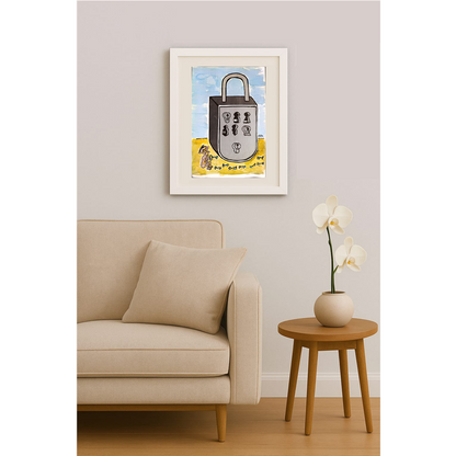 Mileta Milaradovic 29x18cm Original Cartoon BOD00087