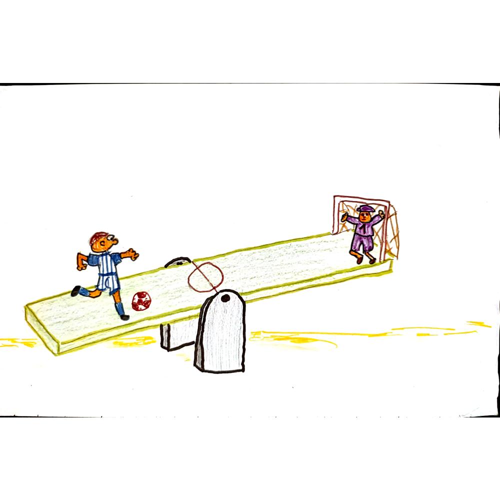 Dusan Petrovic 32x21cm Original Cartoon BOD00088