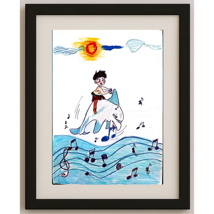 Andela Jecic 25x17cm Orijinal Karikatür Tablo BOD00090