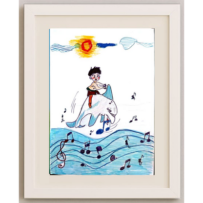 Andela Jecic 25x17cm Orijinal Karikatür Tablo BOD00090