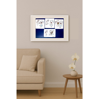 Wolfgang Schlegel 27x19cm Original Cartoon BOD00098