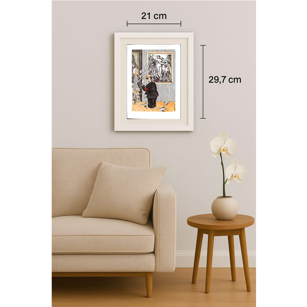 Valentin Rozantsev 29x21cm Original Cartoon BOD00106