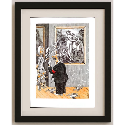 Valentin Rozantsev 29x21cm Original Cartoon BOD00106