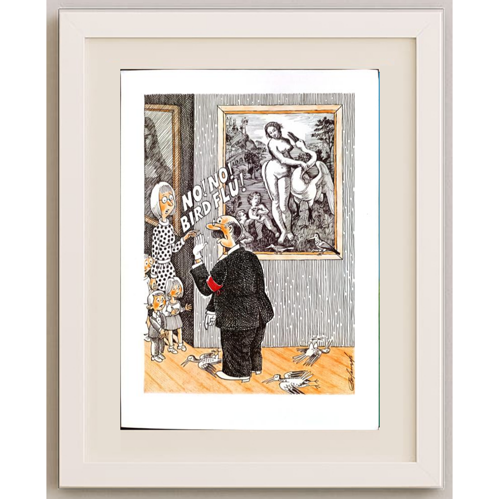 Valentin Rozantsev 29x21cm Original Cartoon BOD00106