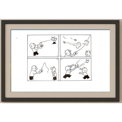 Yu Yangnan 29x21cm Orijinal Karikatür BOD00107