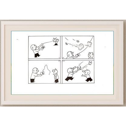 Yu Yangnan 29x21cm Orijinal Karikatür BOD00107