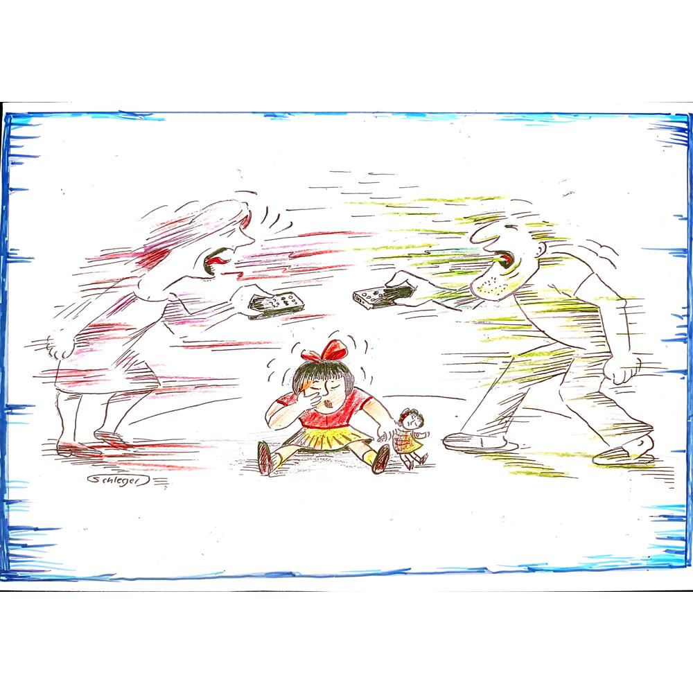 Wolfgang Schlegel 29x21cm Original Cartoon BOD00109