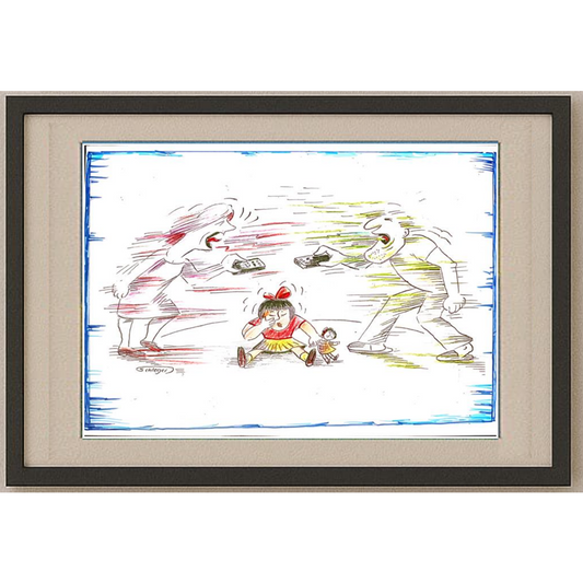 Wolfgang Schlegel 29x21cm Original Cartoon BOD00109