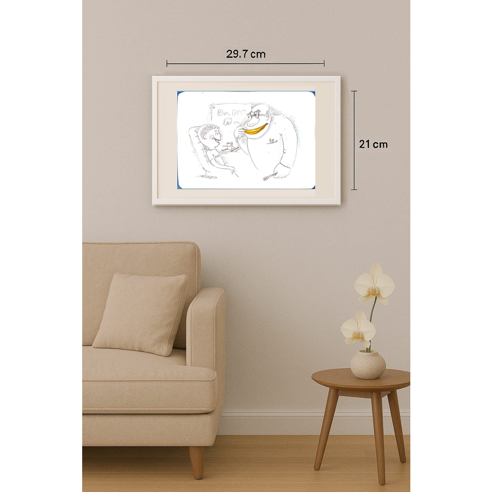 Wolfgang Schlegel 29x21cm Original Cartoon BOD00110