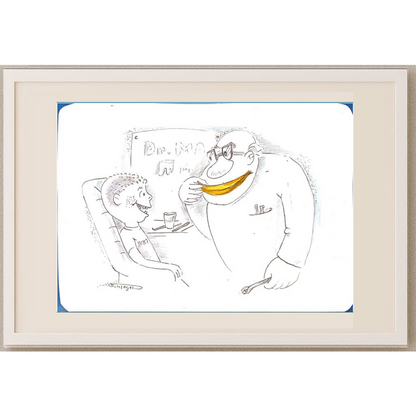 Wolfgang Schlegel 29x21cm Original Cartoon BOD00110