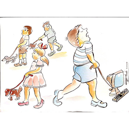 Tode Blazevski 29x21cm Original Cartoon BOD00111