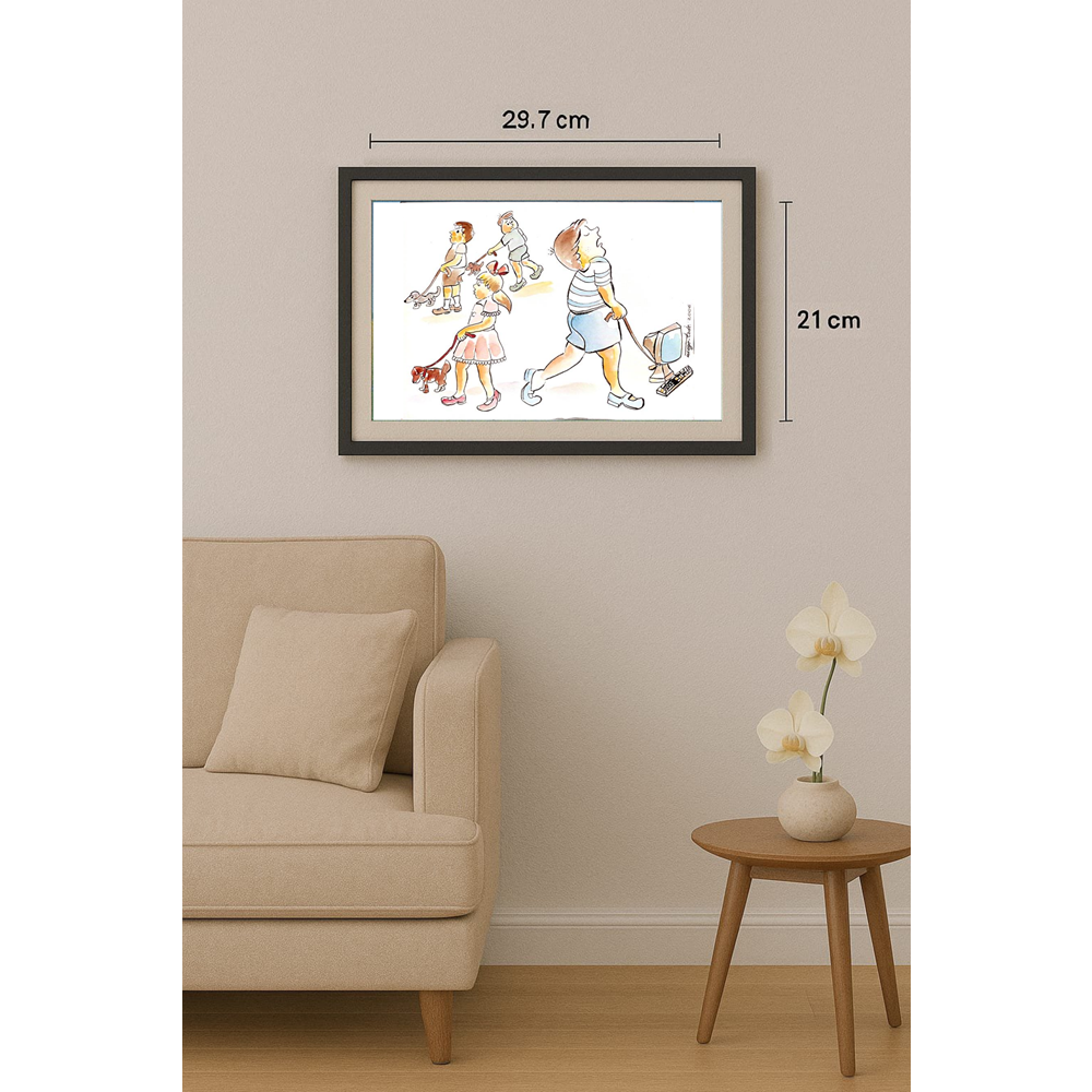 Tode Blazevski 29x21cm Original Cartoon BOD00111