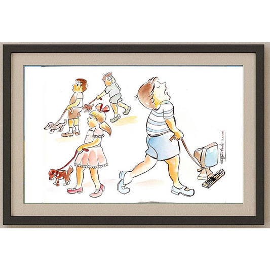 Tode Blazevski 29x21cm Original Cartoon BOD00111