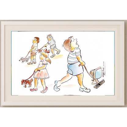 Tode Blazevski 29x21cm Original Cartoon BOD00111