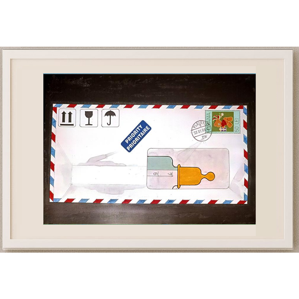 Mihai Danleiescu 29x21cm Original Cartoon BOD00114