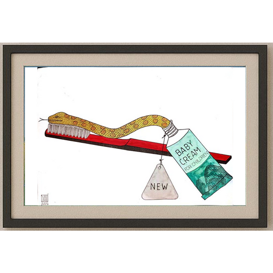 Mihai Danleiescu 29x21cm Original Cartoon BOD00115