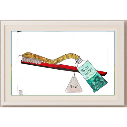 Mihai Danleiescu 29x21cm Original Cartoon BOD00115