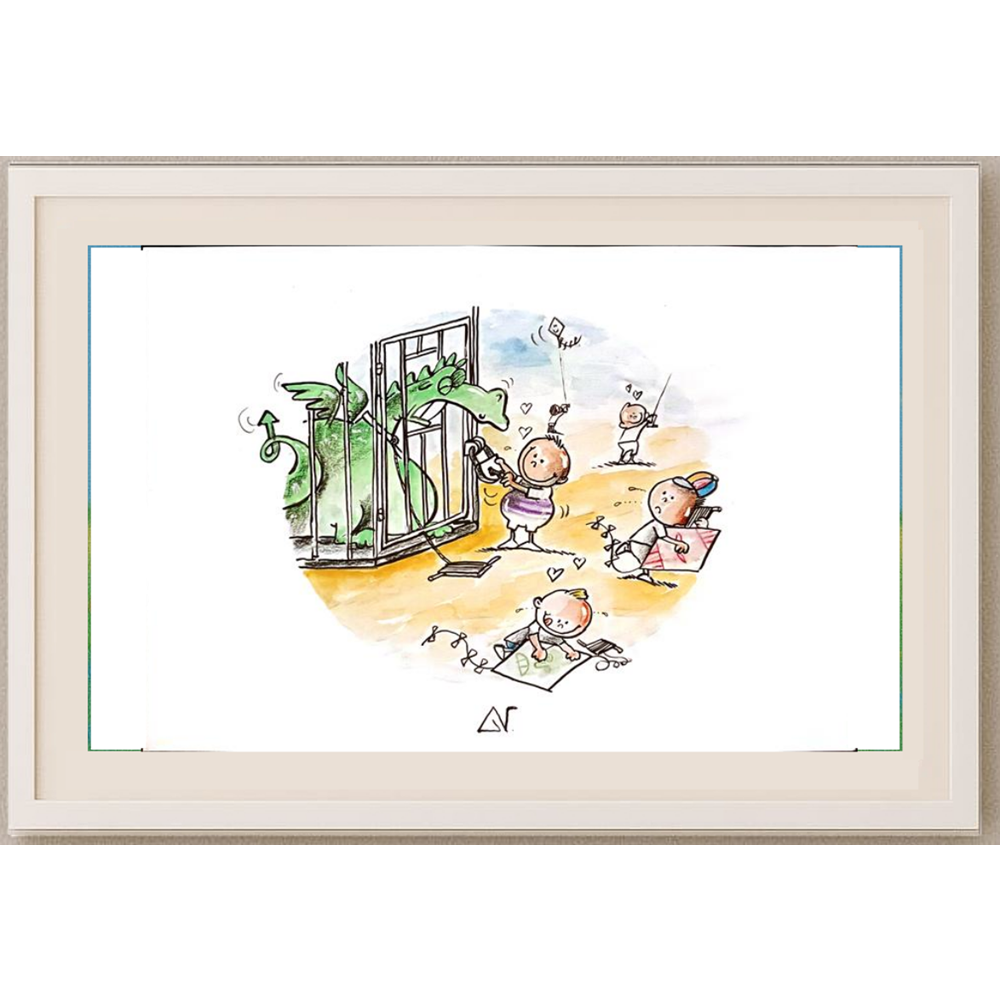 Novakov Goran 29x21cm Original Cartoon BOD00117