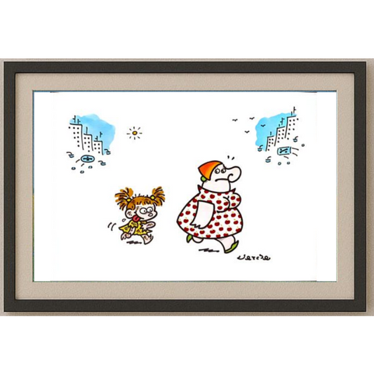 Marcelo Barreto De Lacerda 29x21cm Orijinal Karikatür BOD00119