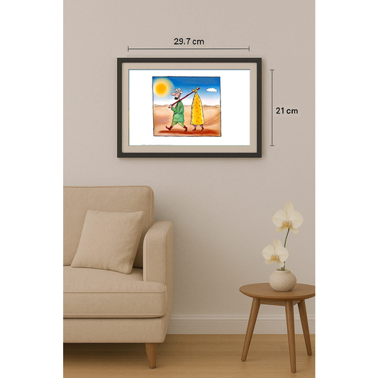 Valeri Tarasenko 29x21cm Orijinal Karikatür BOD00120