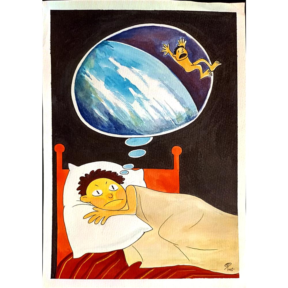 Babilig 29x21cm Orijinal Karikatür BOD00129