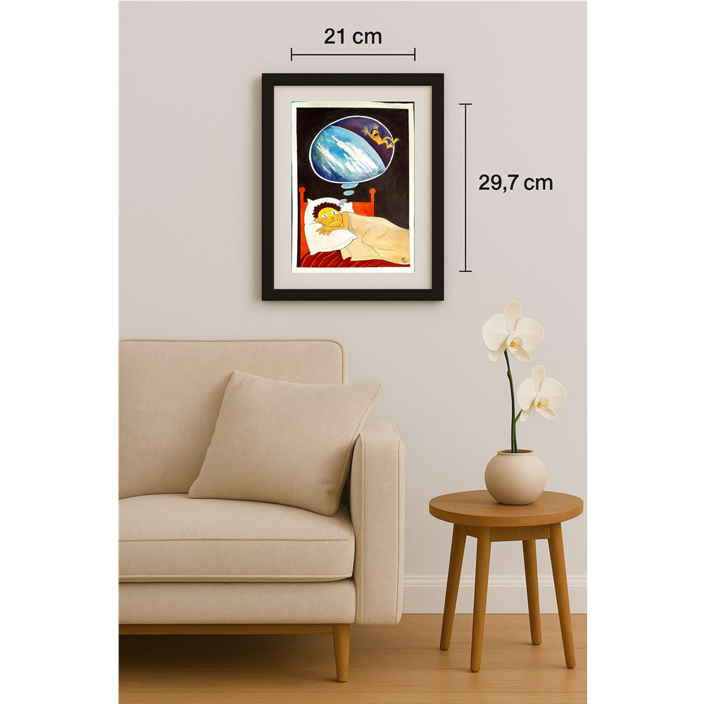 Babilig 29x21cm Orijinal Karikatür BOD00129