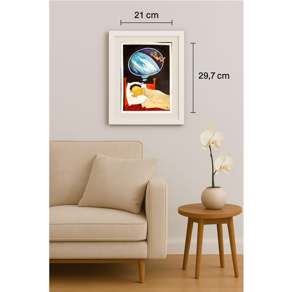 Babilig 29x21cm Orijinal Karikatür BOD00129