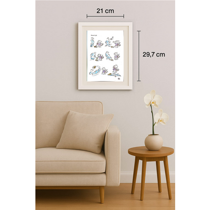 Tempesta Tastas 29x21cm Original Cartoon BOD00133