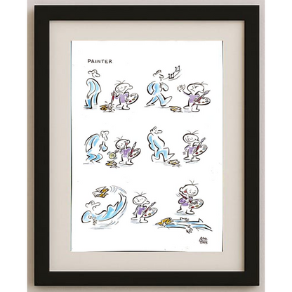 Tempesta Tastas 29x21cm Original Cartoon BOD00133