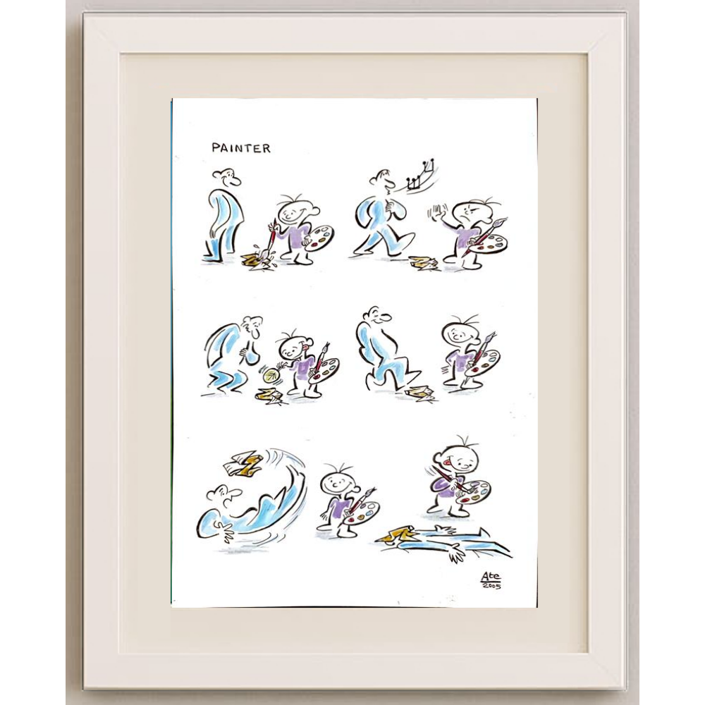 Tempesta Tastas 29x21cm Original Cartoon BOD00133