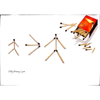 Taufan Galaxy 29x21cm Original Cartoon BOD00134